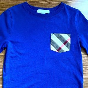 Boys Burberry Long Sleeve Tee Shirt (authentic)